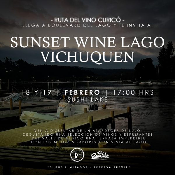 Sunset Wine Lago Vichuquén